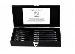 LAGUIOLE SDV-300084 Luxury - vidličky 6 ks, rukoväť čierny eben