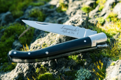 LAGUIOLE SDV-300626 Luxury - vreckový nôž, rukoväť čierny eben (1)
