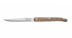 LAGUIOLE SDV-301319 Innovation - steakové nože 6 ks, rukoväť dubová, vrúbkovaná čepeľ (1)