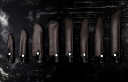 FORGED SDV-621015 Leather - kožené púzdro na Santoku nôž 14 cm (3)