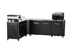 COZZE SET 04 Z�hradn� kuchy�a s pizza pecou s elektrick�m grilom a pizza pecou 2,7m