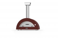 ALFA Pizza pec na drevo ALLEGRO, farba antik erven