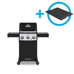 BROIL KING Crown 310 3-horkov plynov gril s plancha doskou