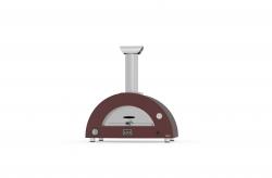 ALFA Pizza pec na plyn a drevo BRIO gas, farba antik erven