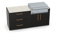 BRABURA MODULA Zhradn kuchya s plancha grilom L CLASS ORIGINAL 30
